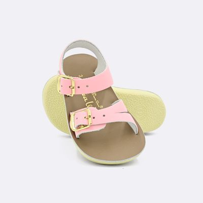 Sun San 'Sea Wee' Salt Water Sandals -  Matte pink