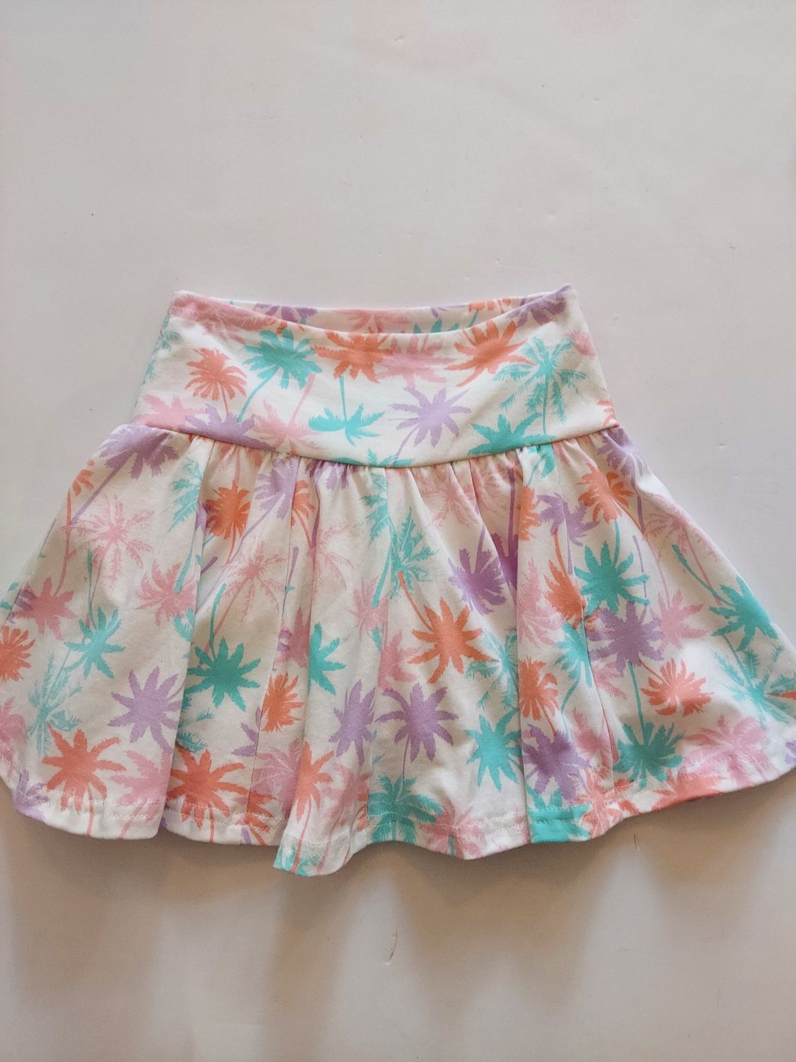 Joyous and Free Aloha pastel palm skort