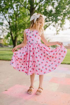 Ollie Jay tank dress in strawberry dream