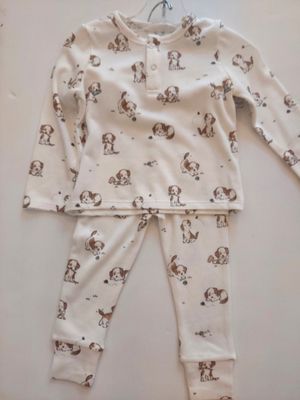 Angel Dear bamboo Explorer Puppy -long sleeve henley playlet-modal