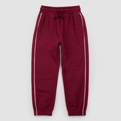 Miles the Label  organic cotton red burgundy sweatpants