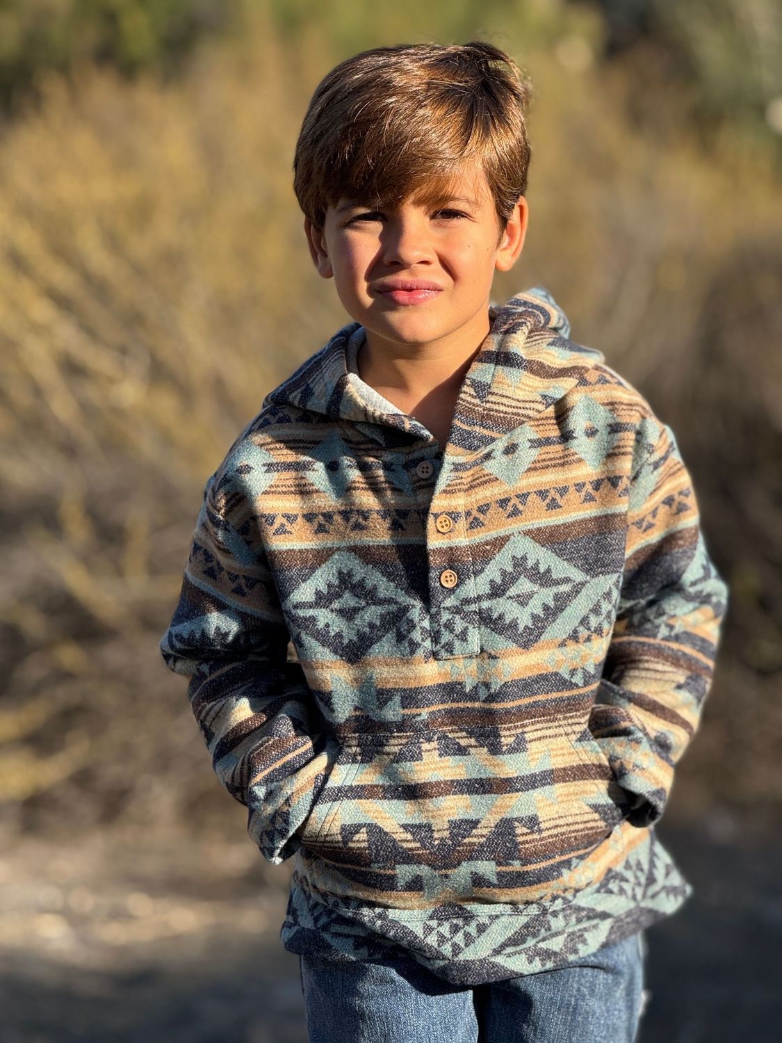 Me &amp; Henry rancho lined hooded jacket