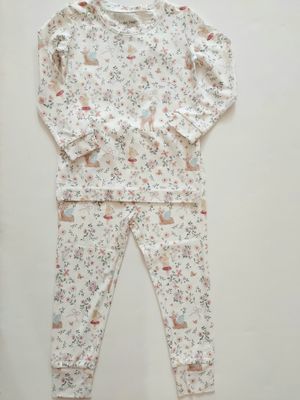 Angel Dear bamboo woodland animals -long sleeve/pant 2 piece set pajamas