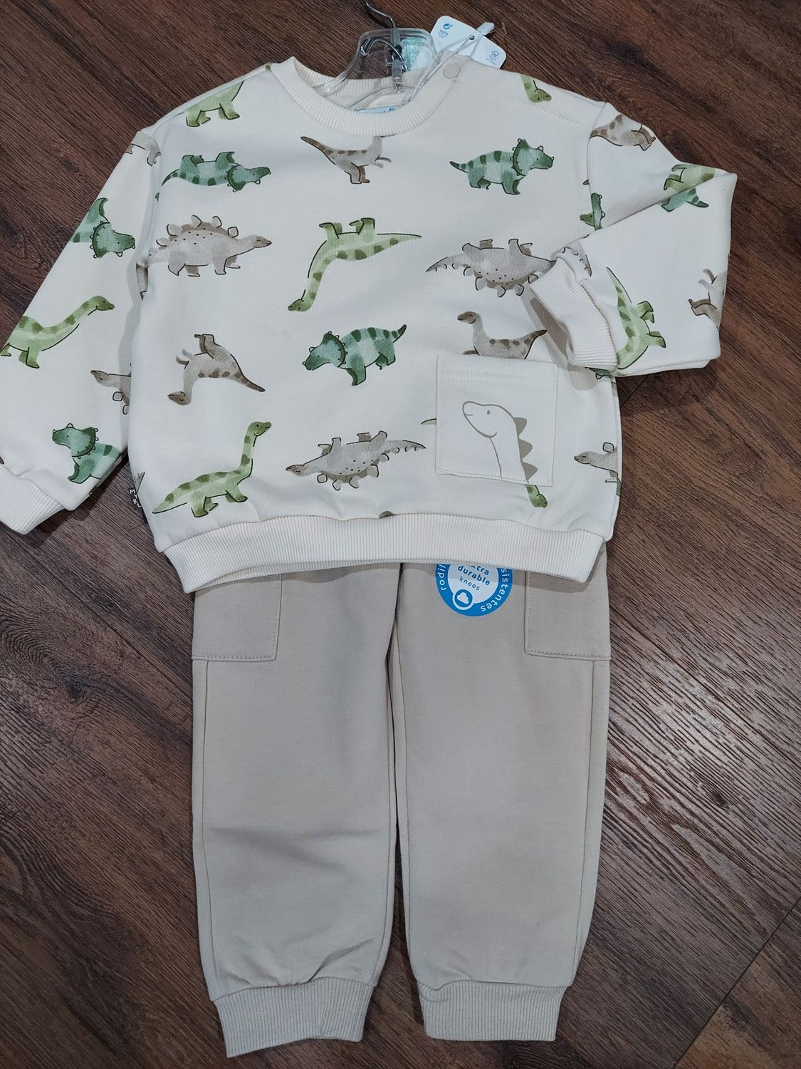New Fall Mayoral dinosaur all over print  sweatshirt/pant set