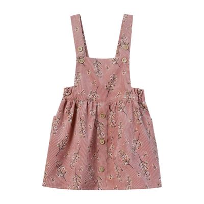 Vignette autumn pinafore corduroy jumper-rose blossoms