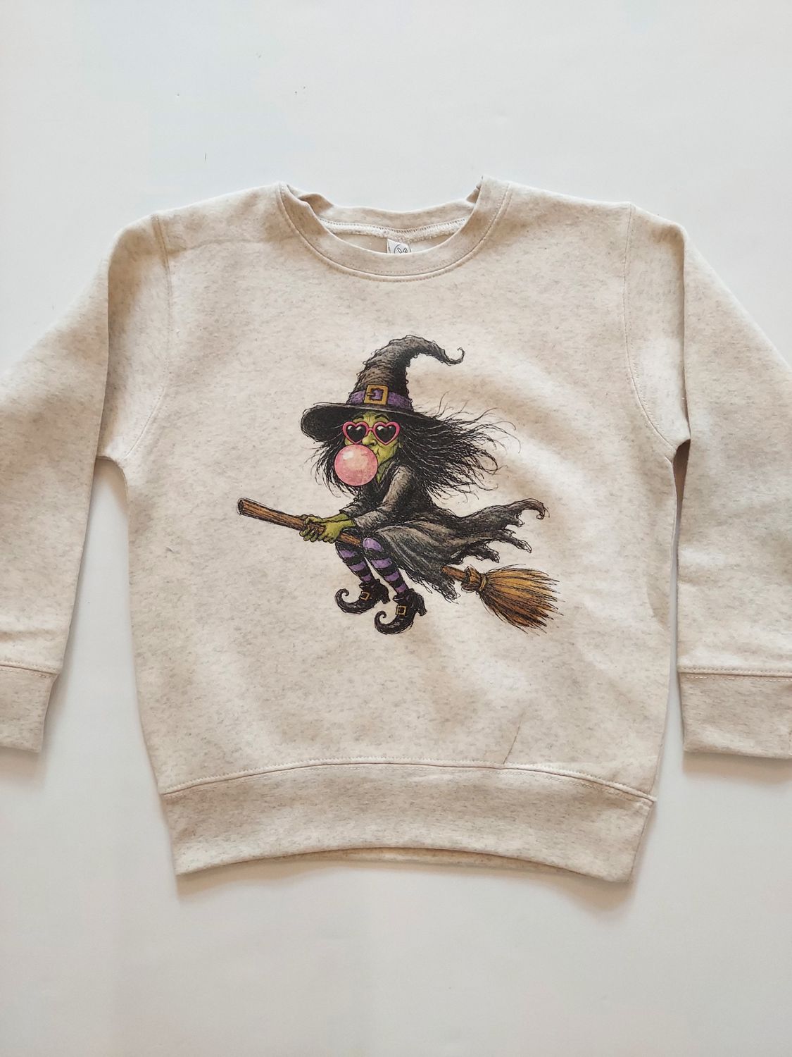 Madi Moosh  American Made- Blowing Bubbles Witch sweatshirt