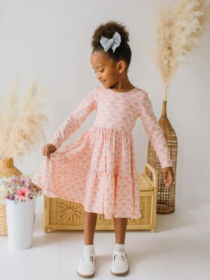 Ollie Jay  Gwendolyn  ruffle dress in Petal Pop