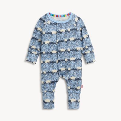 Magnetic Me  "Borealis Bears" eco friendly modal magnetic convertible coverall