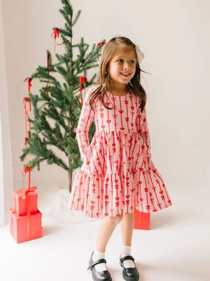 Ollie Jay  Gwendolyn  ruffle dress in Dainty Bows