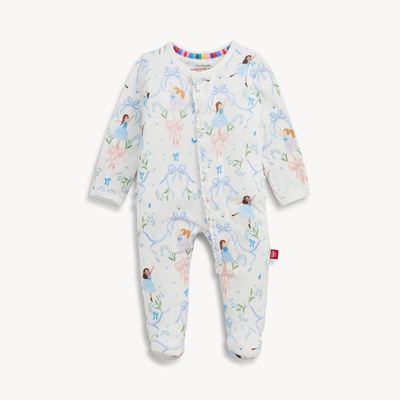 Magnetic Me  "It takes tutu" eco friendly modal ruffle butt magnetic footie-