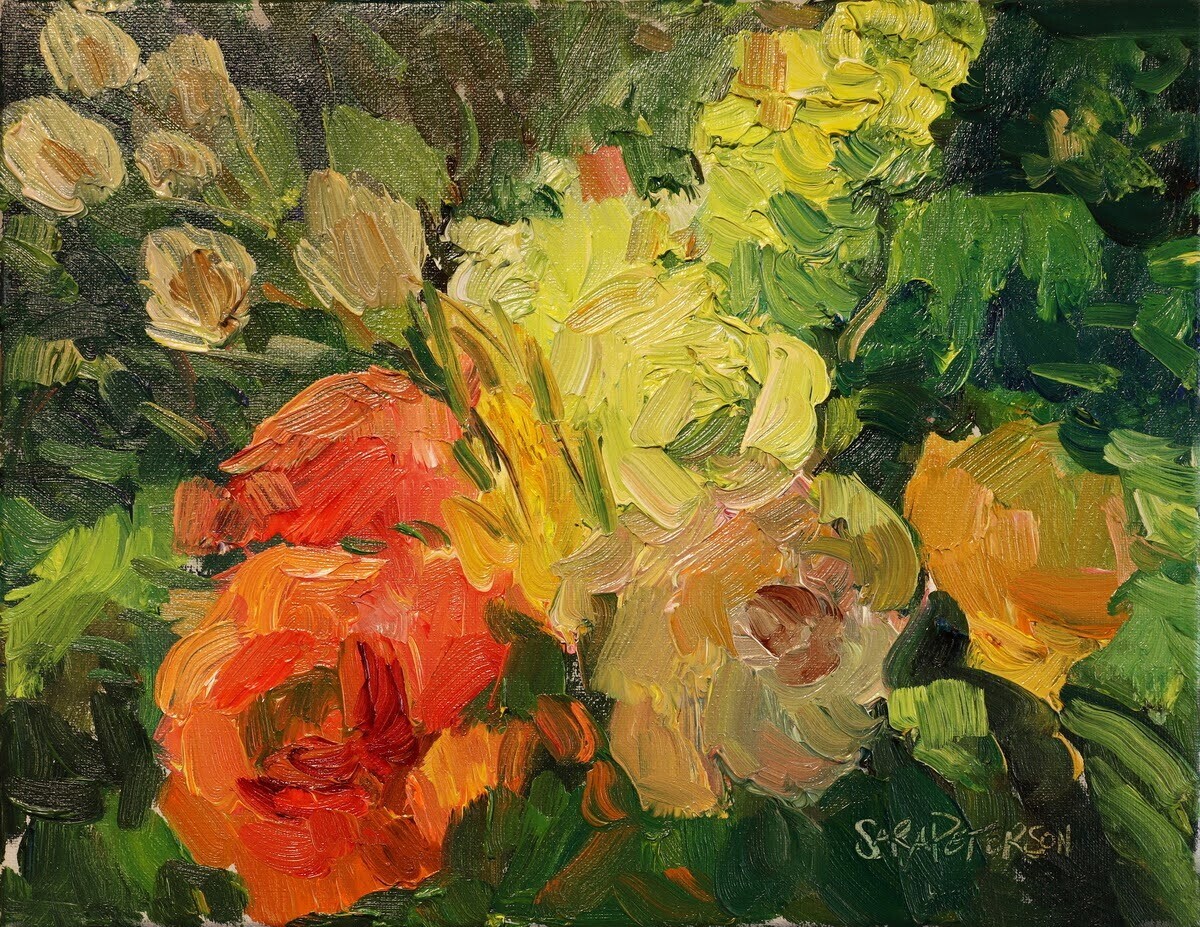 "Apricot Roses"