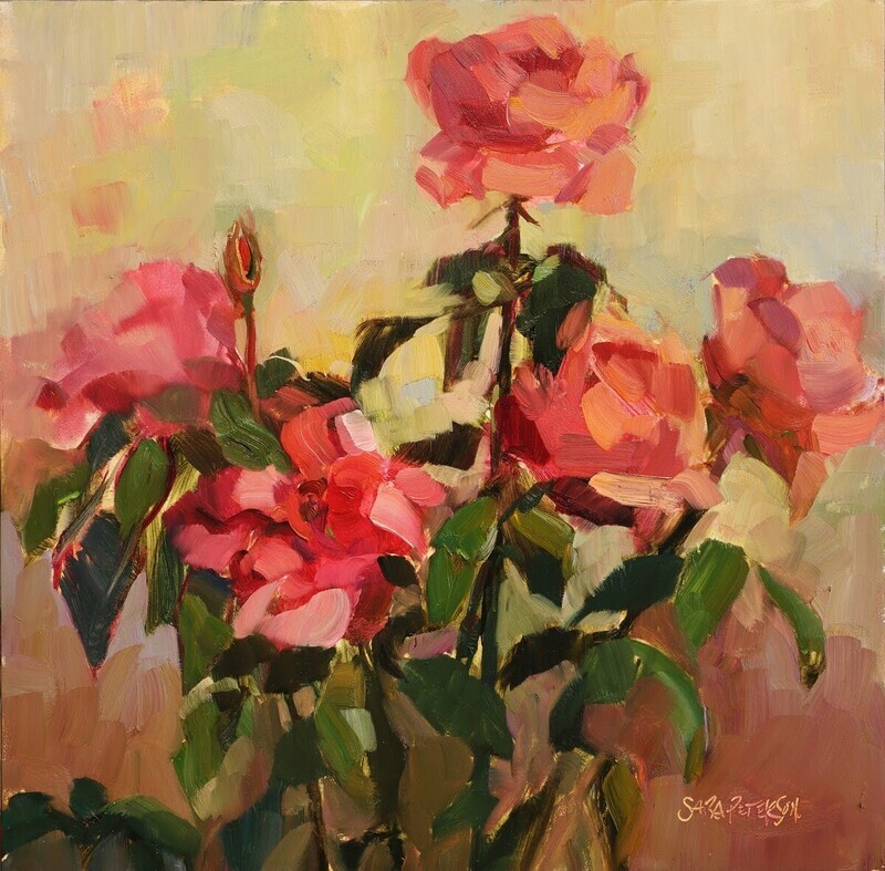 "Still Standing--Late Fall Roses"