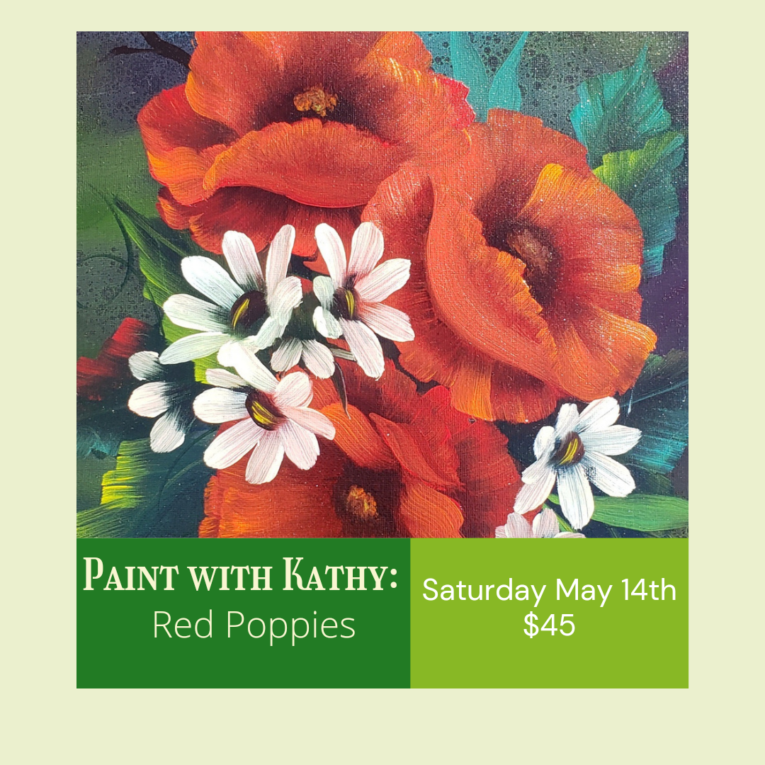 Paint with Kathy: Red Poppies 