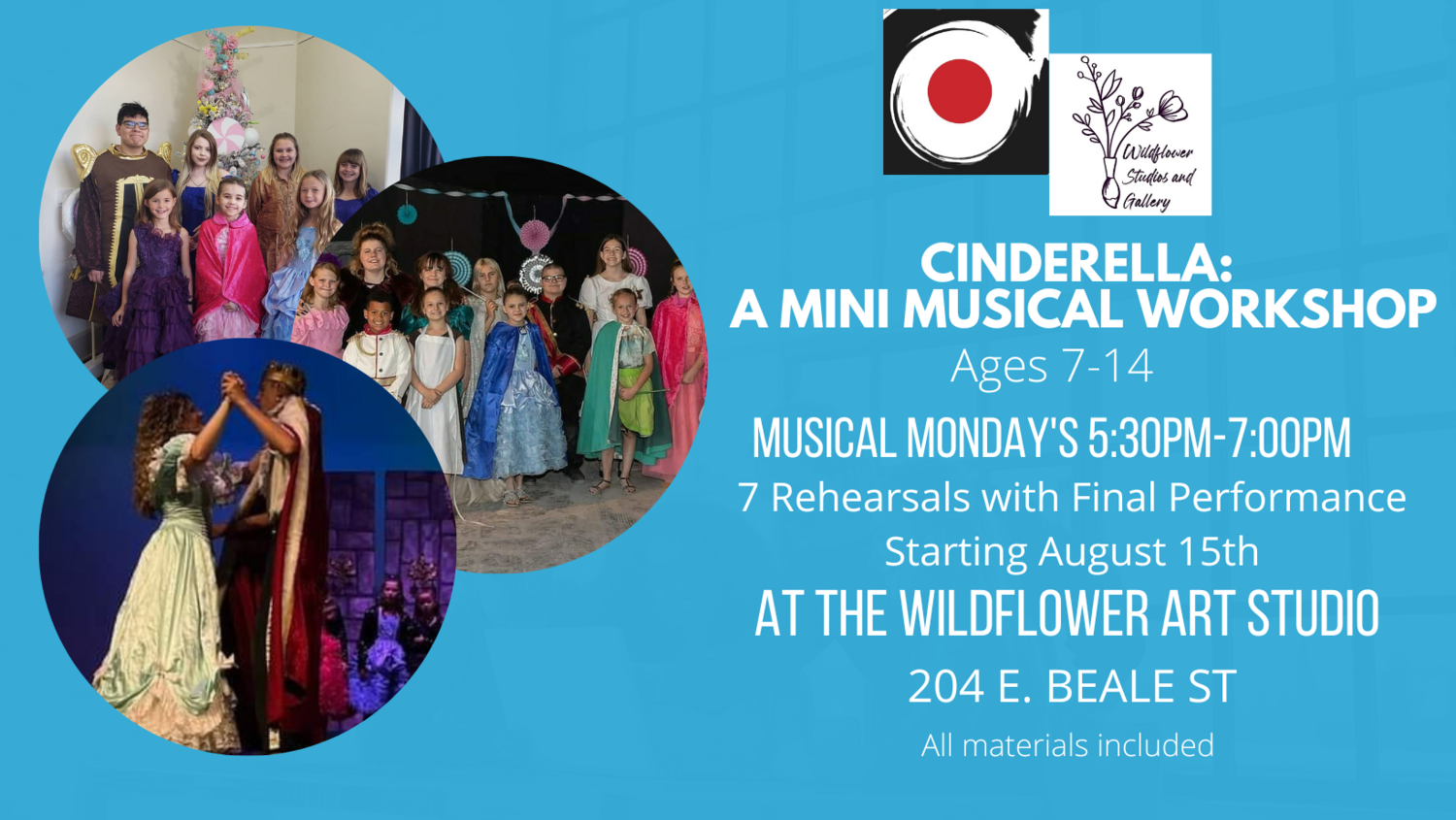 Cinderella: A Mini Musical Weekly Workshop