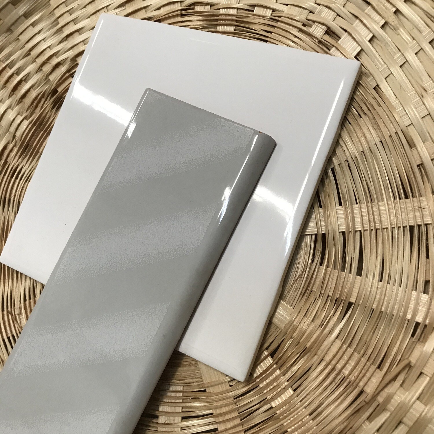 Madrid Grey 7 7/8”x3” Bullnose Ceramic Tile