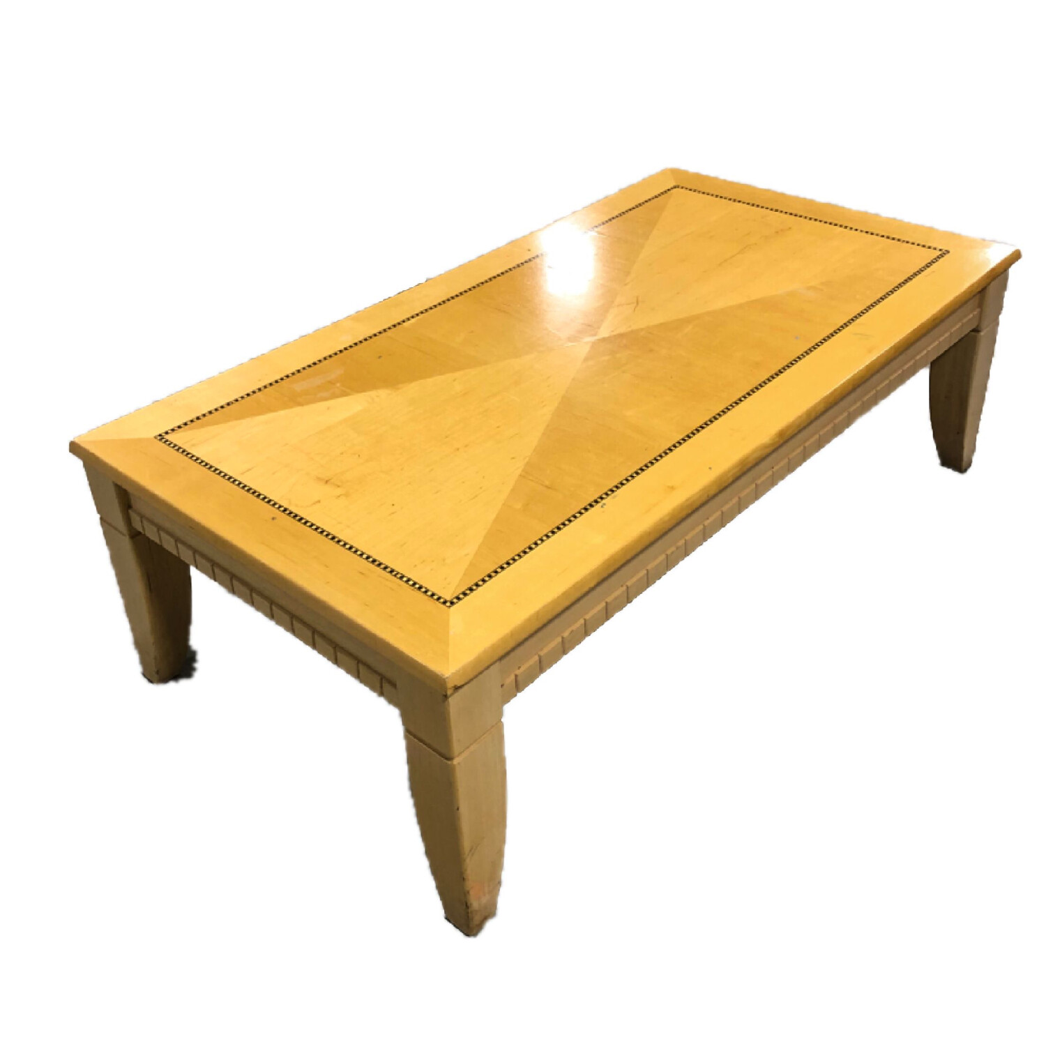 LightColored Wooden Coffee Table