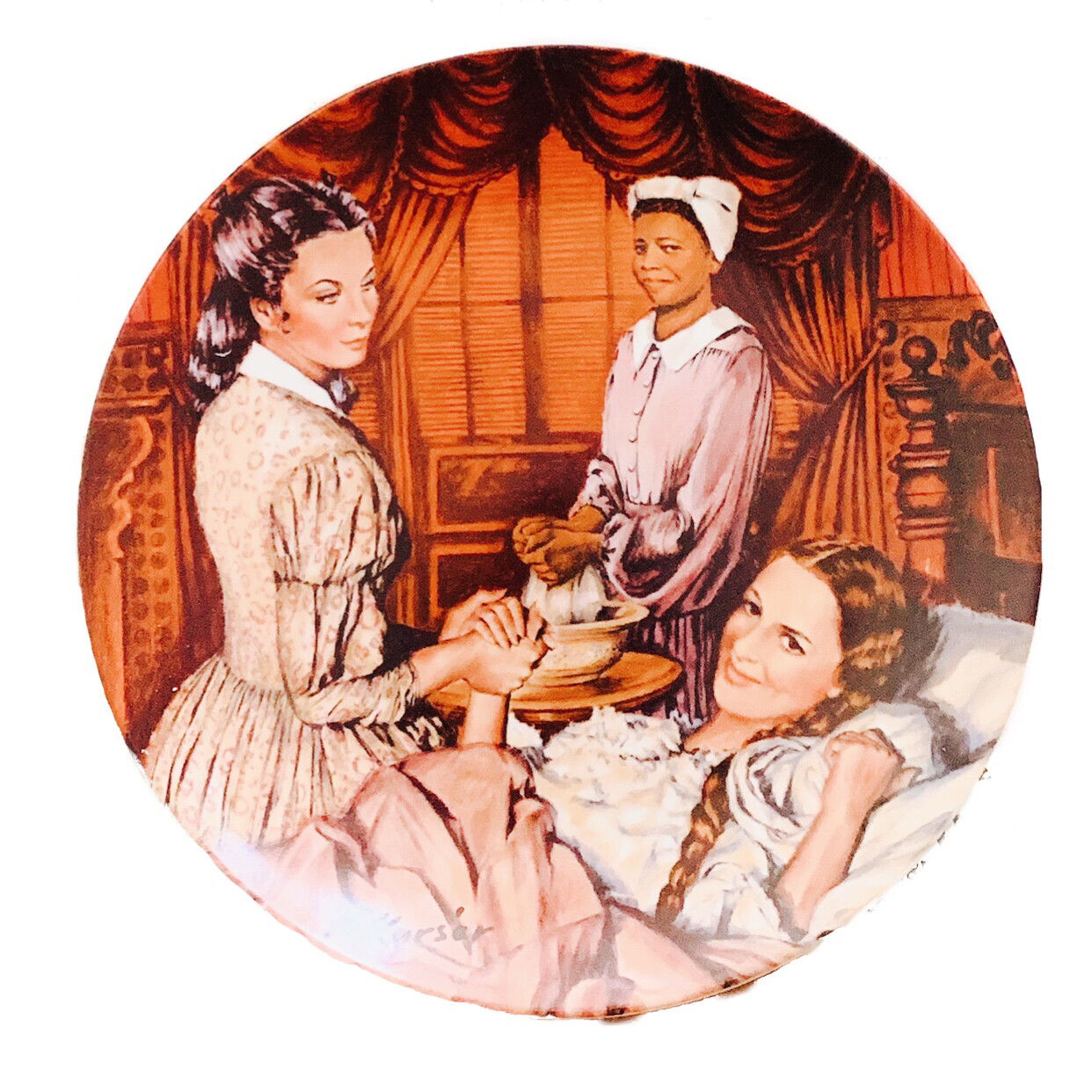 Norman Rockwell “ Melanie Gives Birth” Collectors China