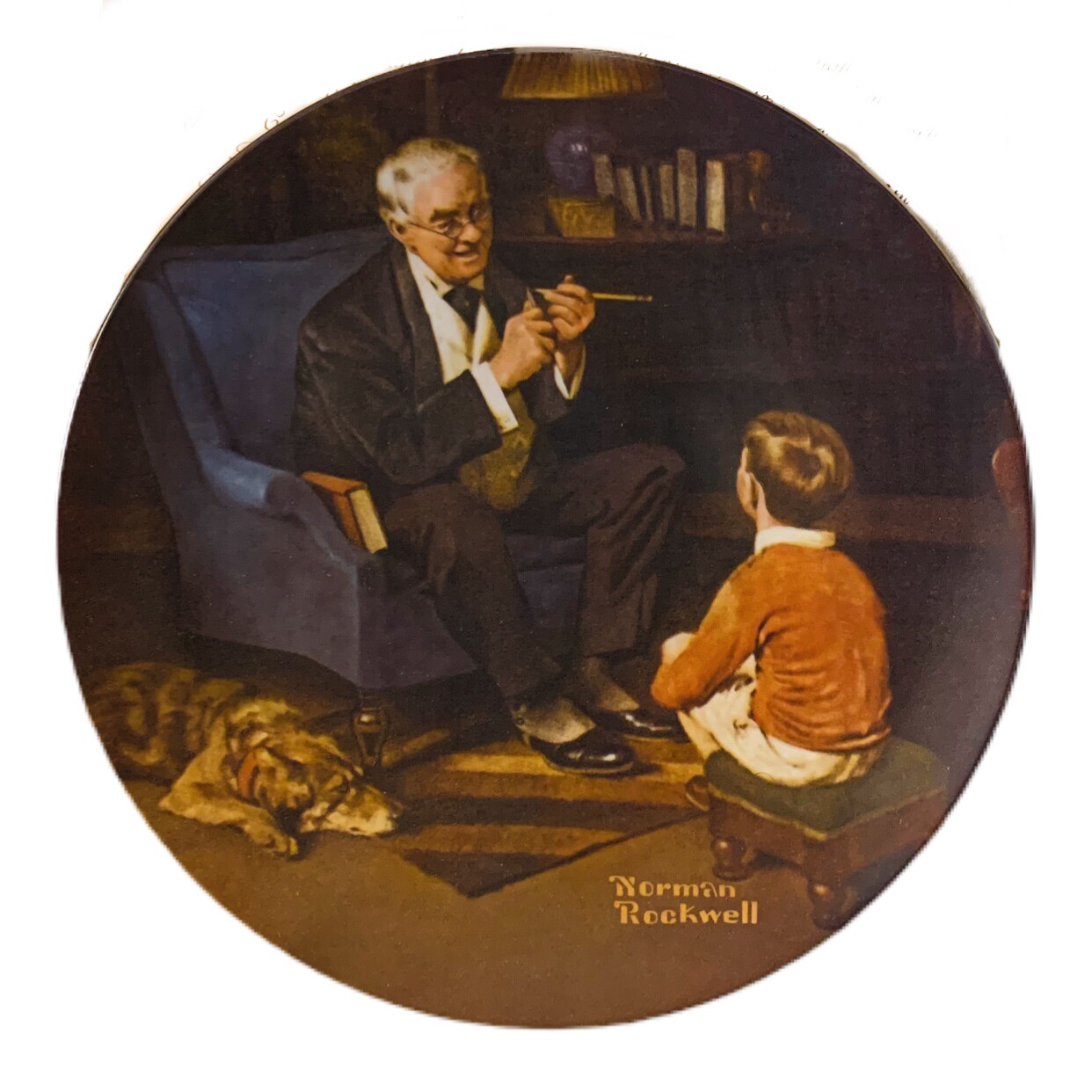 Norman Rockwell  “The Tycoon” Collectors China