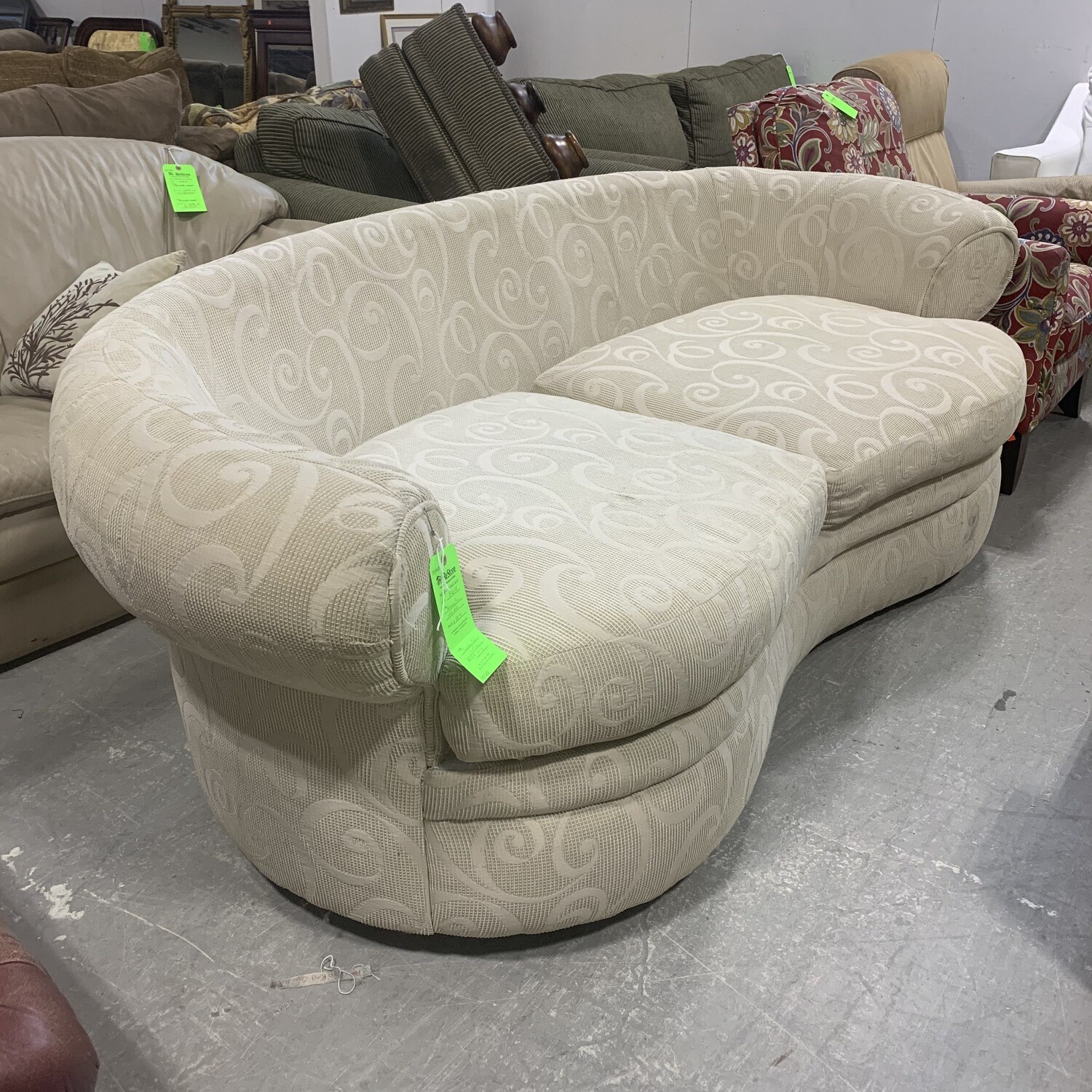 Schnadig Furniture White Couch