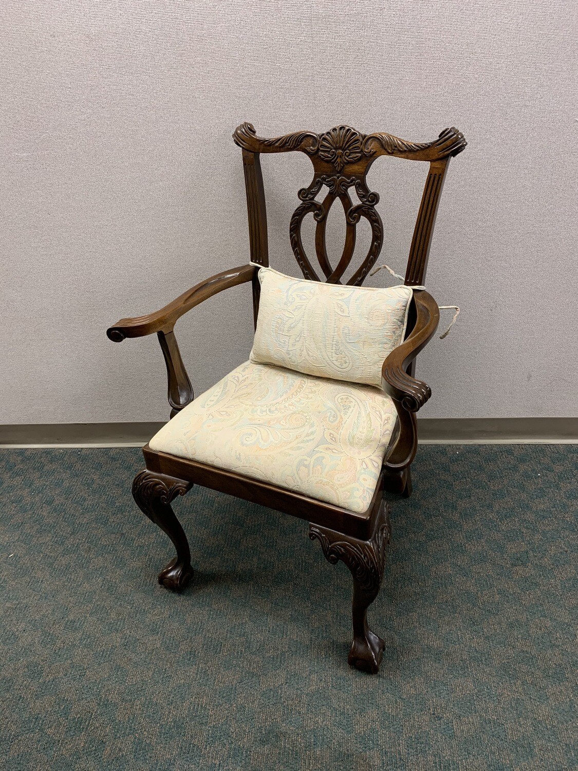 Council Craftsman Mahogany Chippendale Style Chair