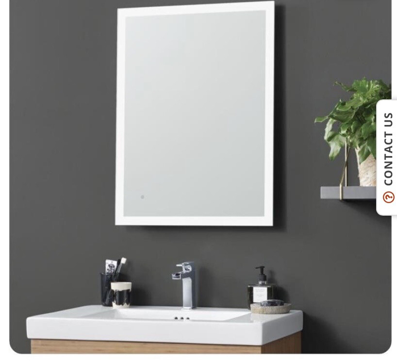 Ronbow LED Illuminated Mirror With Mirror Front IR Sensor Switch 