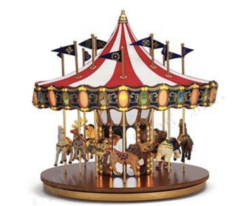 Mr. Christmas Animated Musical Anniversary Carousel (No Charging Cord)