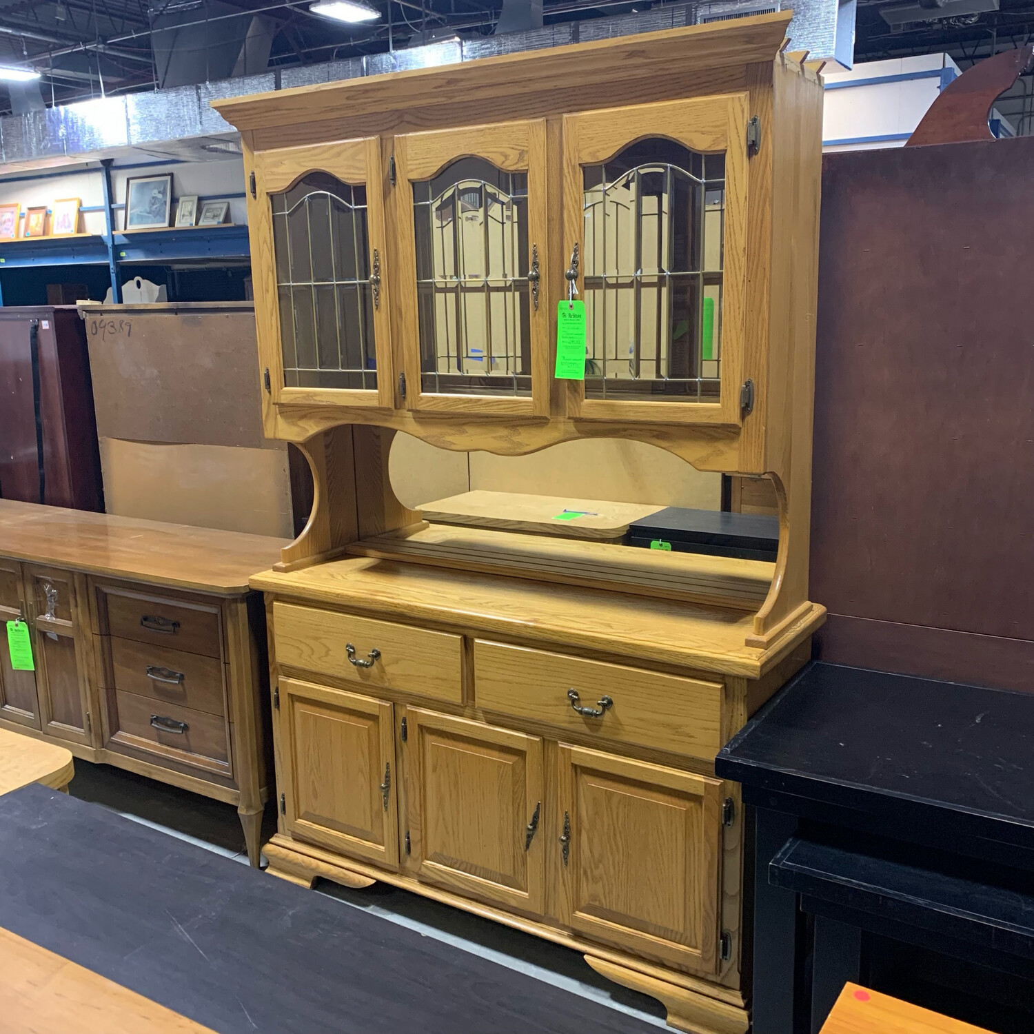 Midwest Wood Work Co. Hutch/ Server
