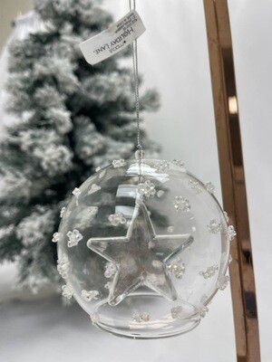 Star Glass Ornament