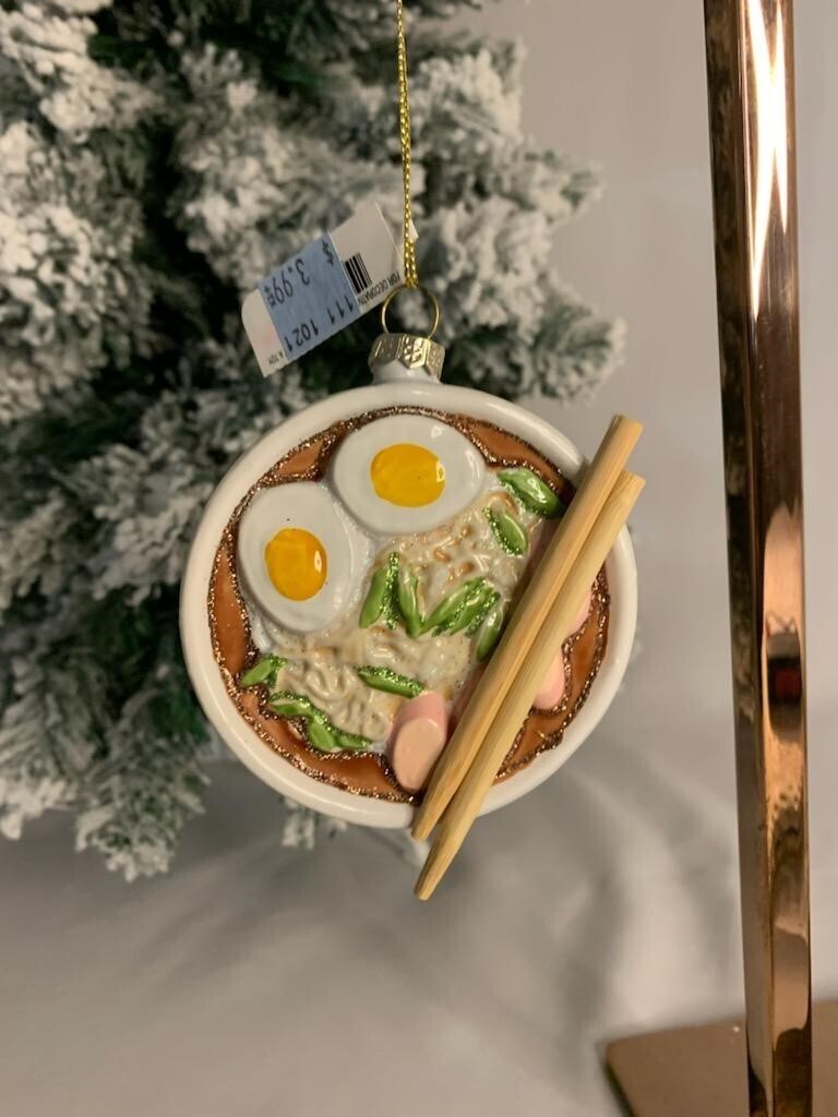 Ramen Noodle Bowl Ornament