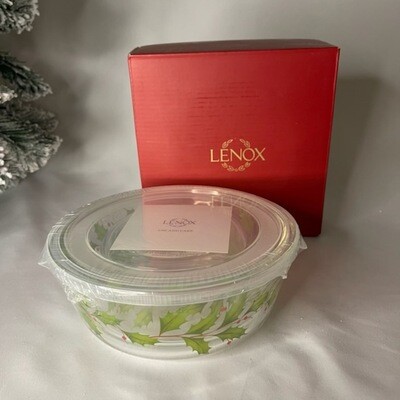Lenox Holiday Glass Storage Containers