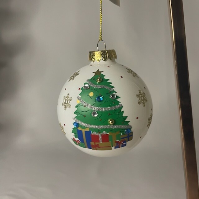 2021 Christmas Tree Ball Ornament