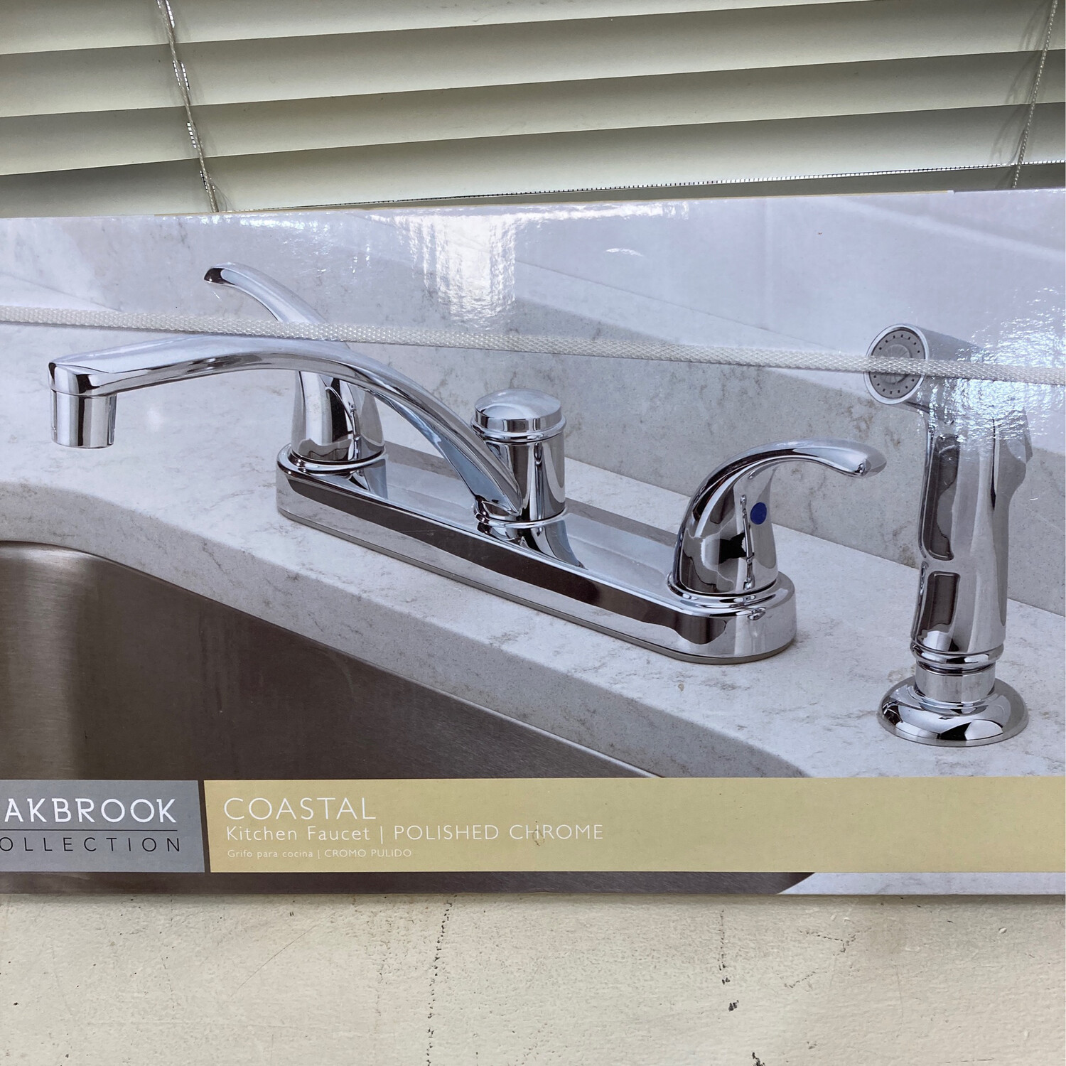 Oakbrook Collection Polished Chrome Kitchen Faucet
