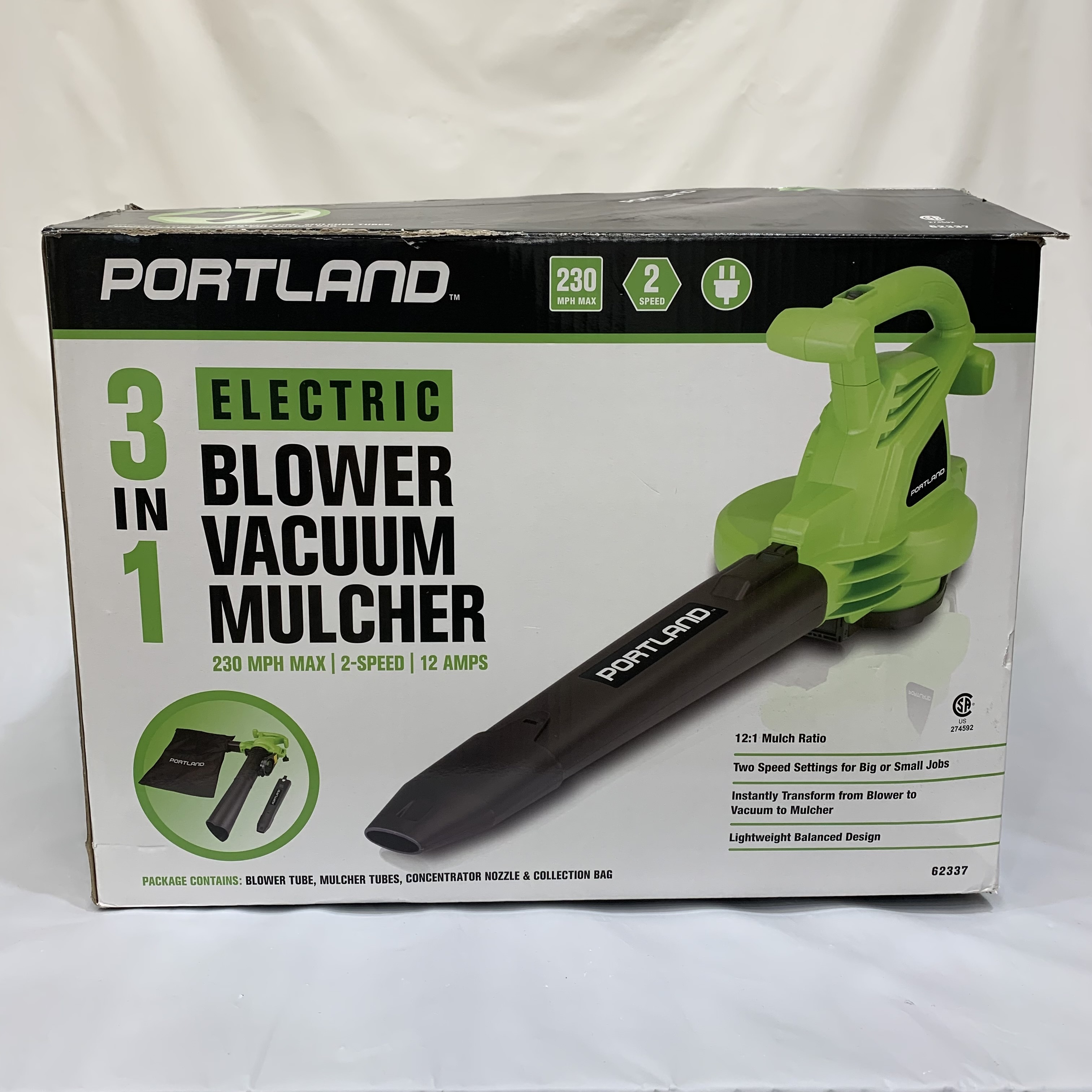 PORTLAND 3-In-1 Electric Blower Vacuum Mulcher for $39.99 – Harbor Freight  Coupons
