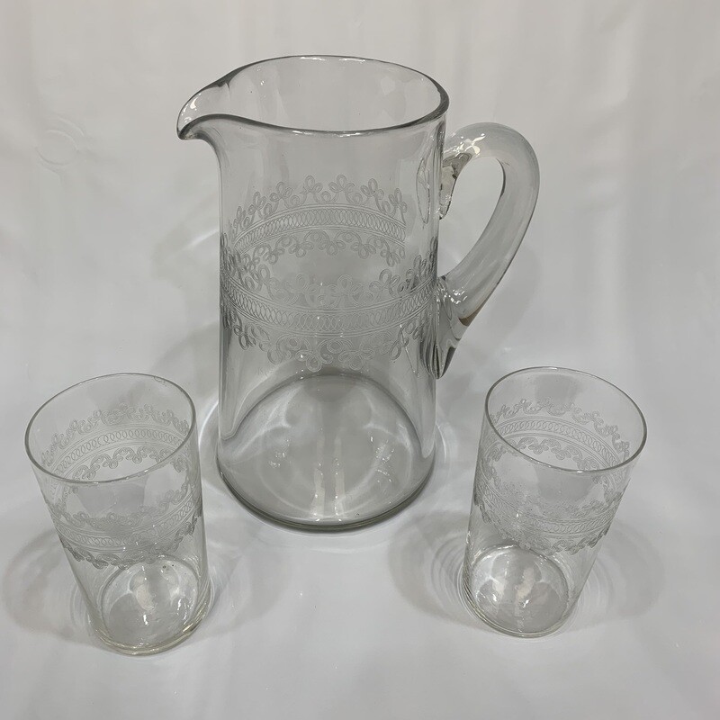 Vintage Pall Mall - Lady Hamilton - Large Water Pitcher set