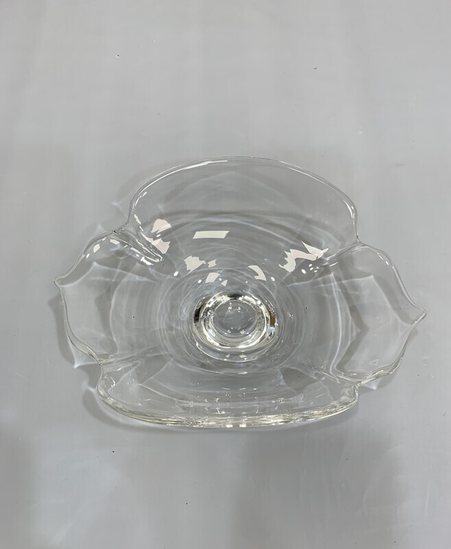 Steuben - Crystal Calyx Leaf Bowl