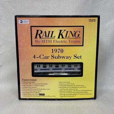 Rail King 4 - Car Subway Set