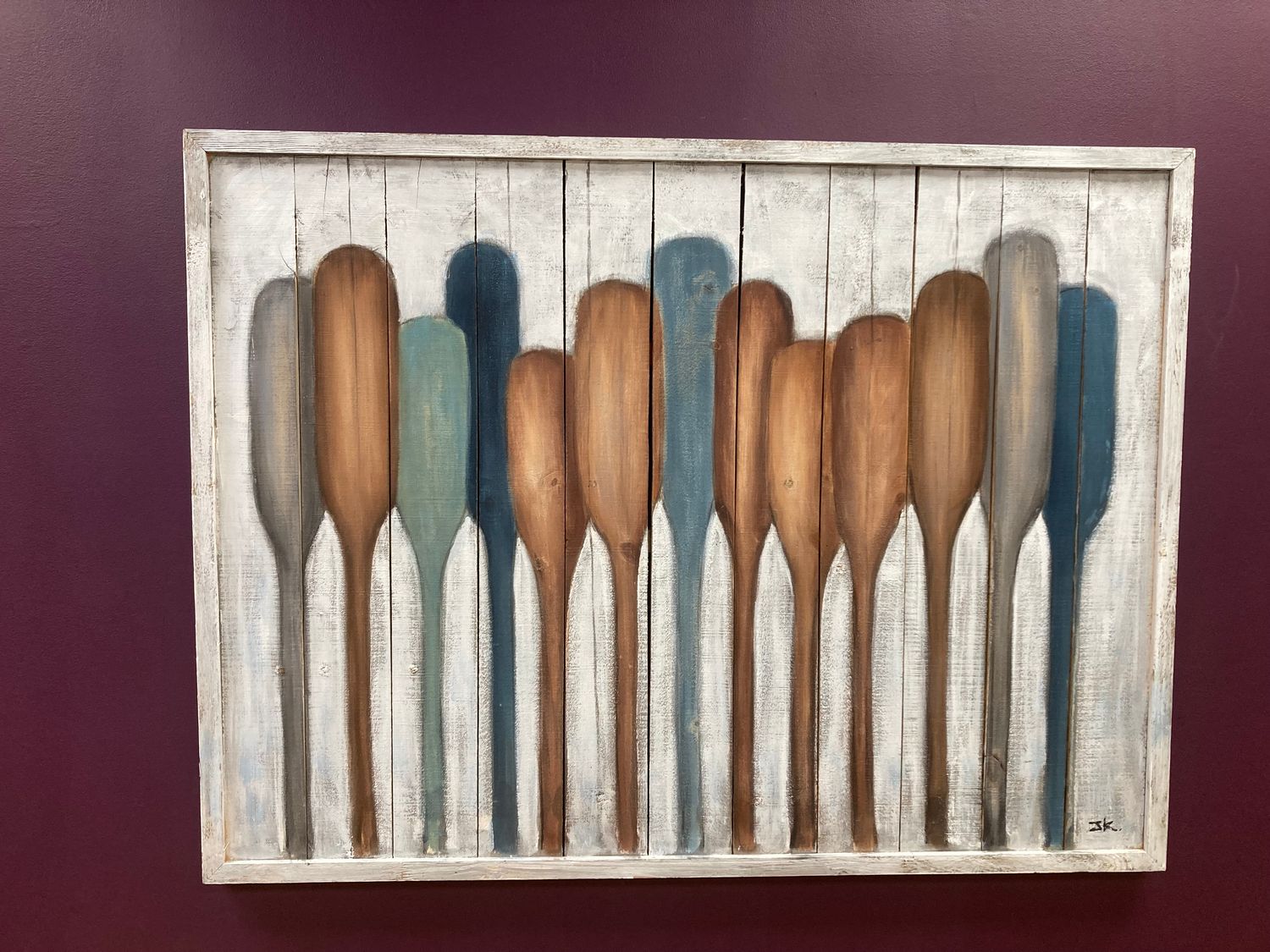 Pier 1 Bleached Oars Wall Decor
