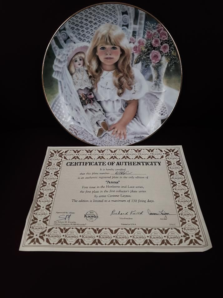 Heirlooms and Lace Plate