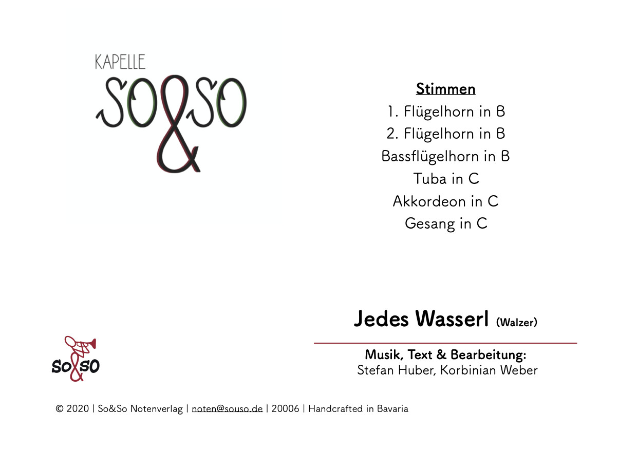 Jedes Wasserl