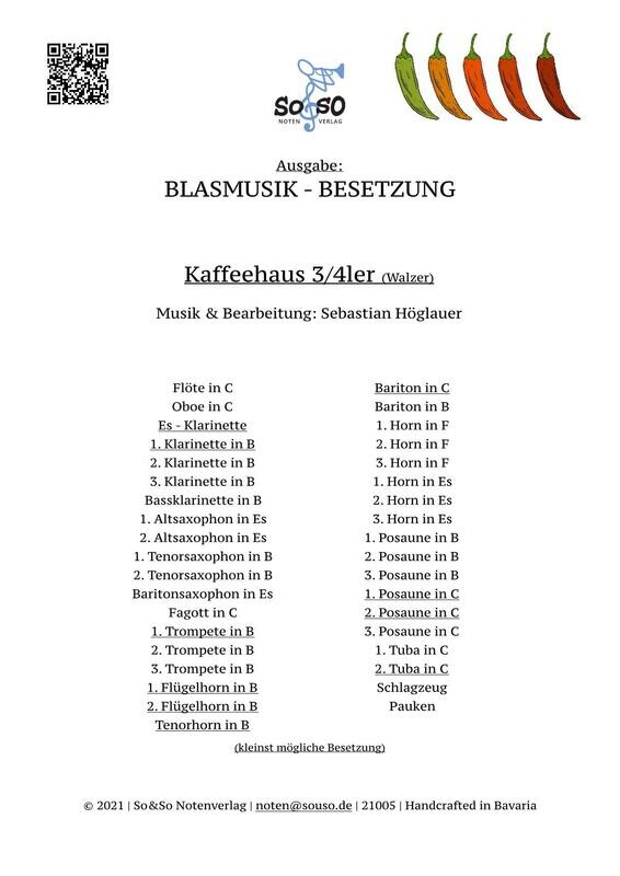 Kaffeehaus 3/4ler (Walzer)