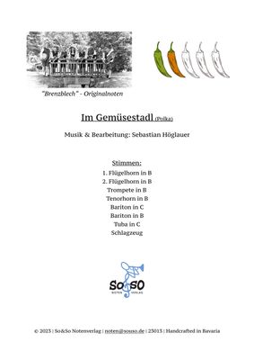 Im Gemüsestadl (Polka) - Brenzblech Originalnoten