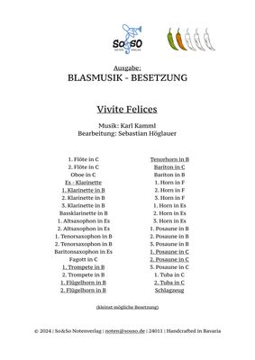 Vivite Felices (Marsch) - Blasmusik