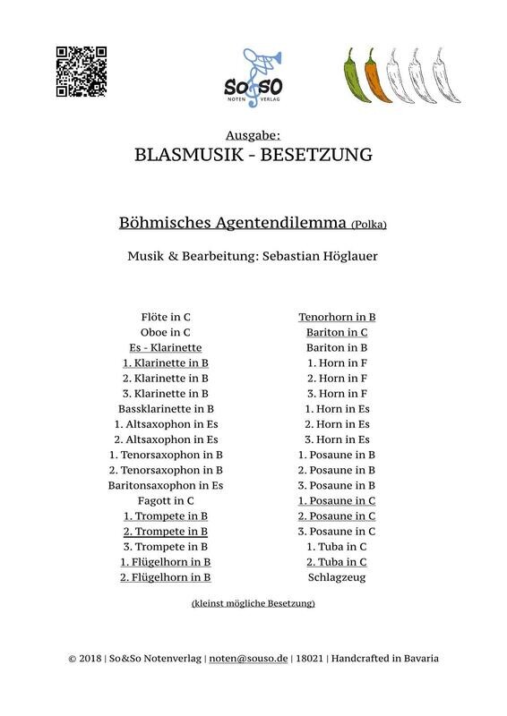 Böhmisches Agentendilemma - Blasmusik Böhmisches Agentendilemma - Blasmusik