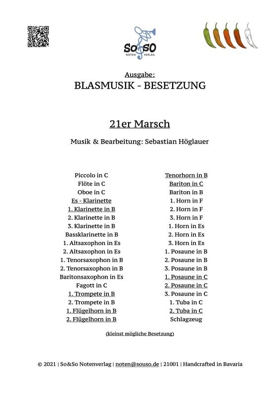 21er Marsch - Blasmusik 21er Marsch - Blasmusik
