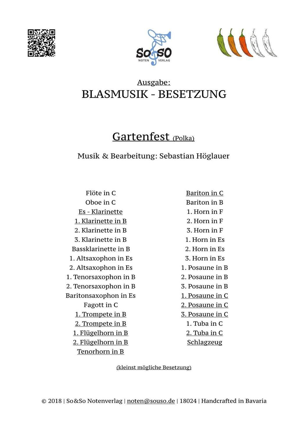 Gartenfest (Polka) - Blasmusik Gartenfest (Polka) - Blasmusik