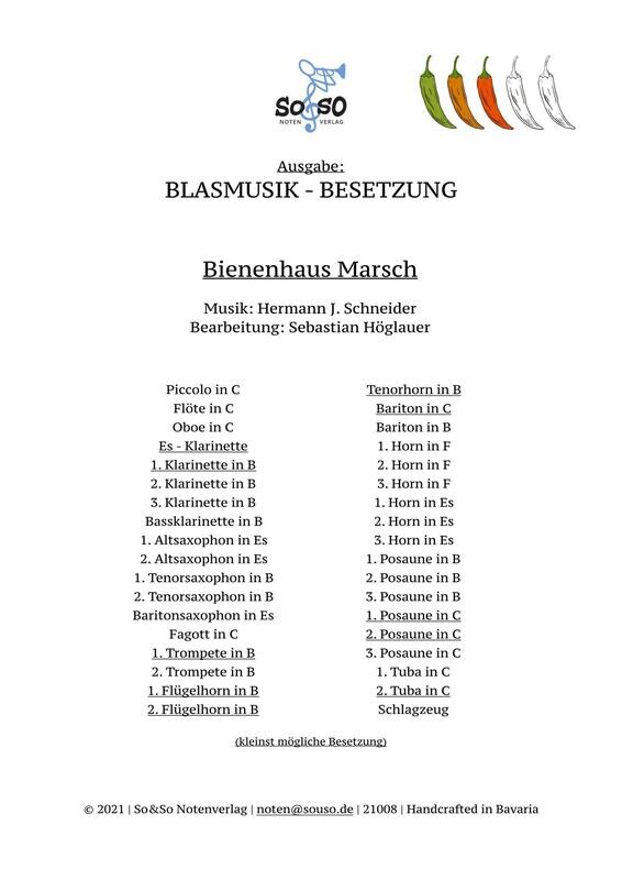 Bienenhaus Marsch - Blasmusik Bienenhaus Marsch - Blasmusik