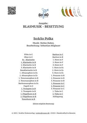 So&So Polka - Blasmusik-Besetzung