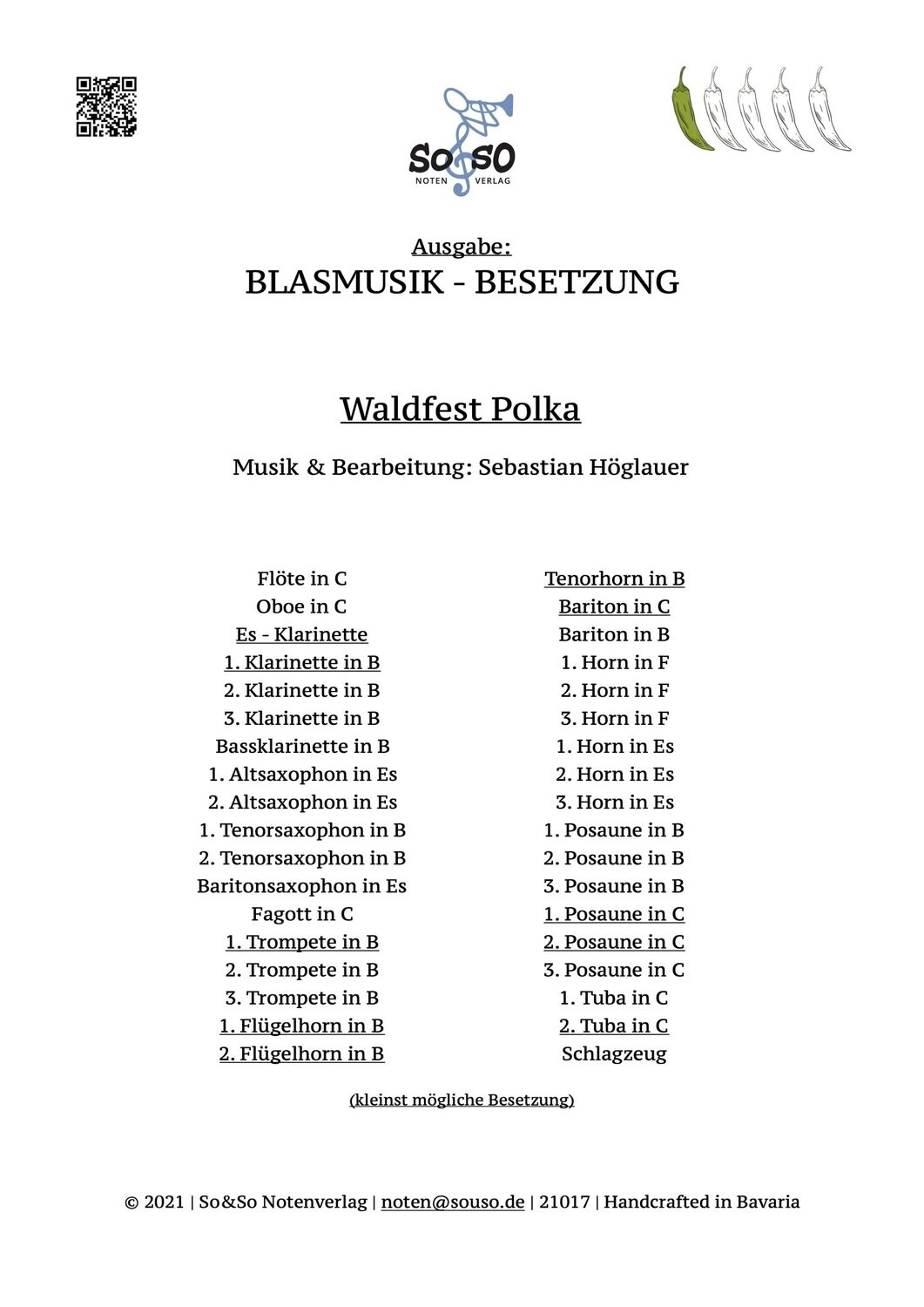 Waldfest Polka - Blasmusik Waldfest Polka - Blasmusik