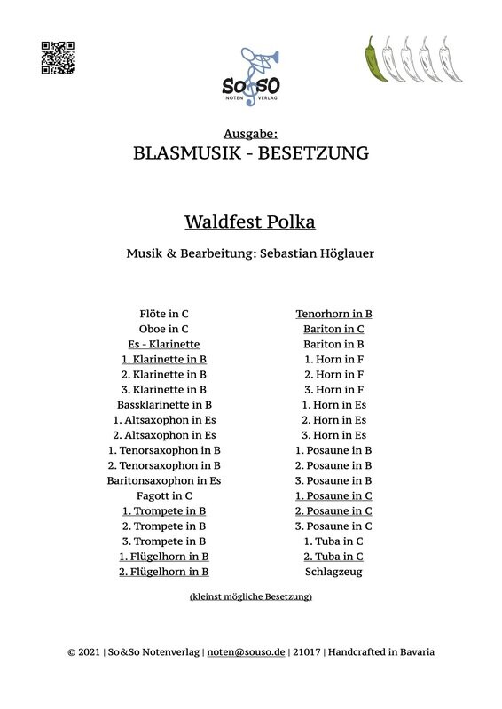 Waldfest Polka - Blasmusik Waldfest Polka - Blasmusik