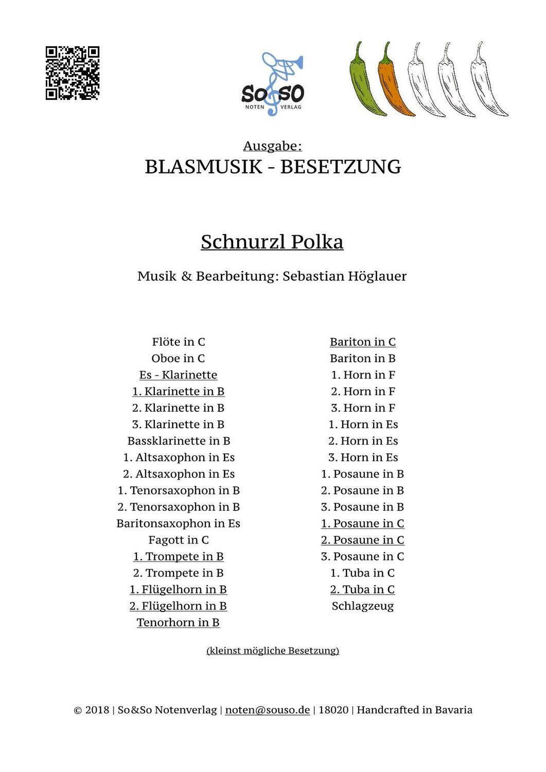 Schnurzl Polka - Blasmusik Schnurzl Polka - Blasmusik